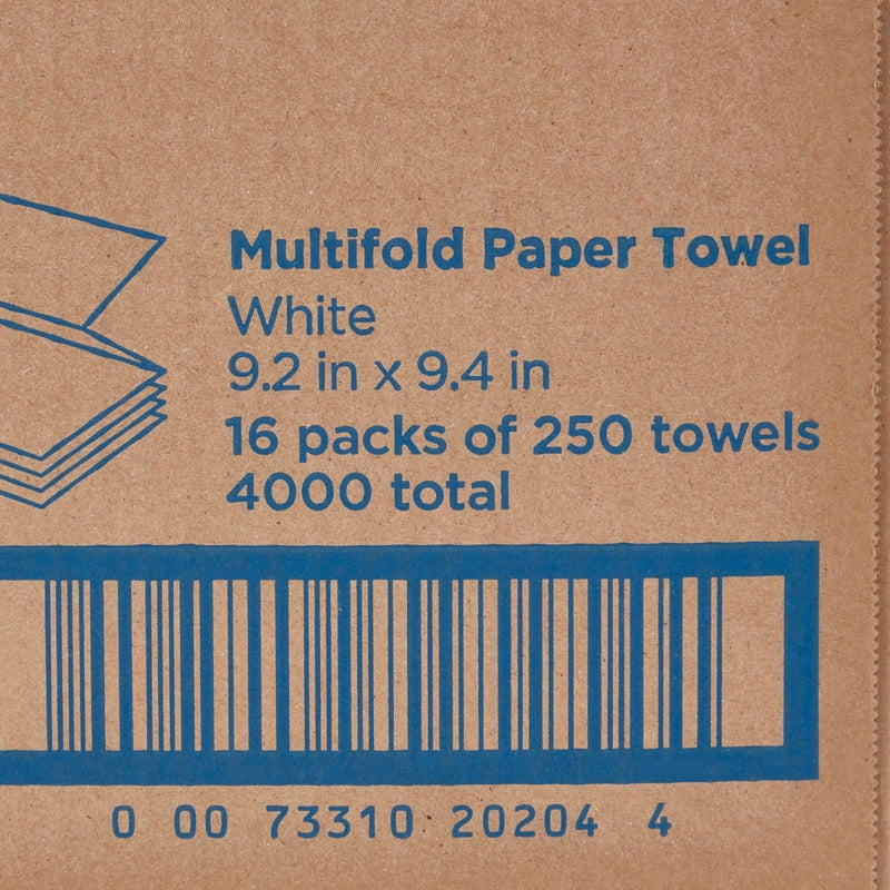Pacific Blue Basic Multi-Fold Paper Towel, 250 per Pack - 362604_PK - 20 Pacific Blue Basic Multi-Fold Paper Towel, 250 per Pack - 362604_PK - 20