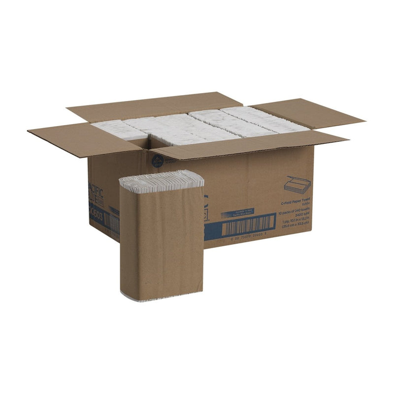 Pacific Blue Basic Paper Towel, 240 per Pack - 358643_PK - 20 Pacific Blue Basic Paper Towel, 240 per Pack - 358643_PK - 20