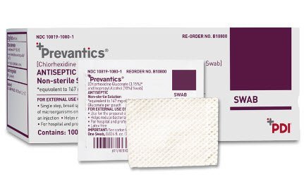 PDI Prevantics Antiseptic Pad - 867288_PK - 1 PDI Prevantics Antiseptic Pad - 867288_PK - 1