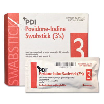PDI PVP Iodine Prep Swabsticks - 188680_BX - 2 PDI PVP Iodine Prep Swabsticks - 188680_BX - 2