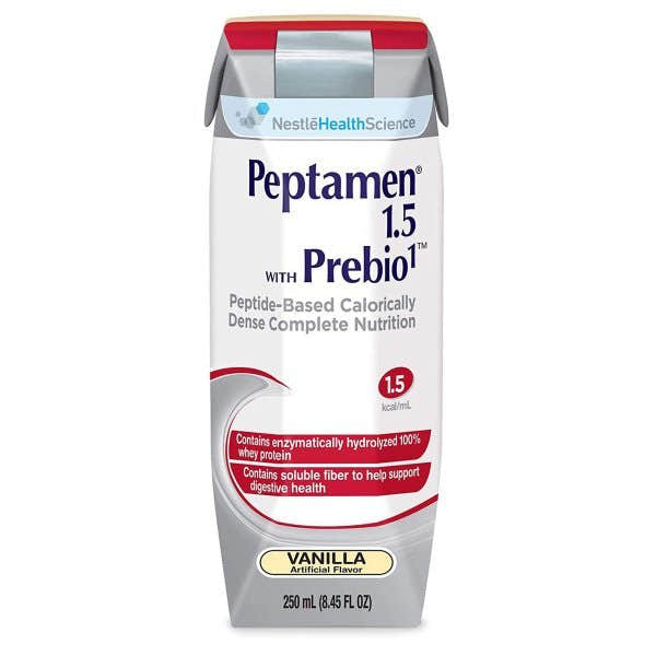 Peptamen 1.5 with Prebio 1 Vanilla Oral Supplement / Tube Feeding Formula , 250 mL Carton - 810944_EA - 1 Peptamen 1.5 with Prebio 1 Vanilla Oral Supplement / Tube Feeding Formula , 250 mL Carton - 810944_EA - 1