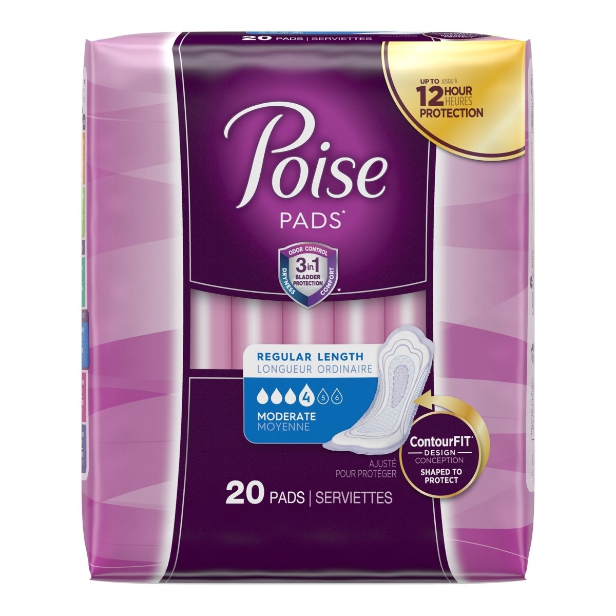 Poise Bladder Control Pads, Adult Women, Disposable - 481042_CS - 1 Poise Bladder Control Pads, Adult Women, Disposable - 481042_CS - 1
