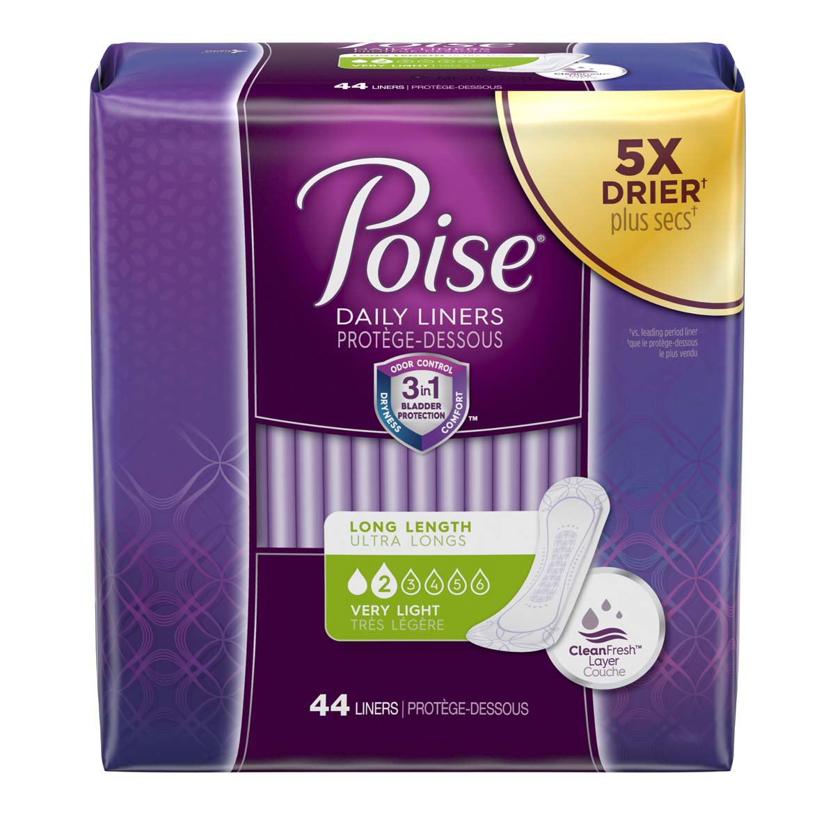Poise Bladder Control Pads, Light Absorbency, One Size Fits Most, Adult, Female, Disposable - 938558_CS - 1 Poise Bladder Control Pads, Light Absorbency, One Size Fits Most, Adult, Female, Disposable - 938558_CS - 1