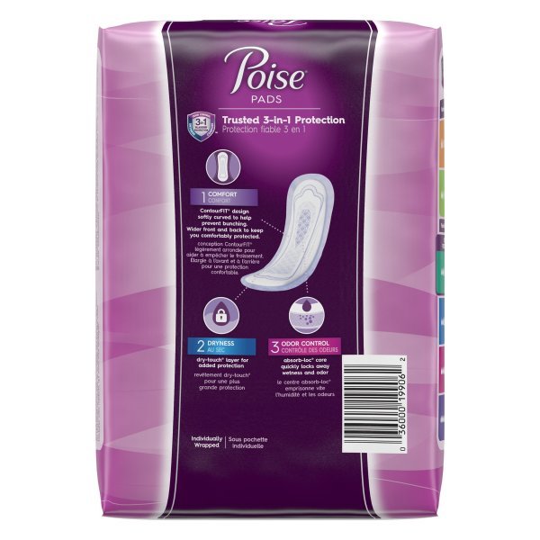 Poise Light Bladder Control Pads, Long Length - 1090350_CS - 5 Poise Light Bladder Control Pads, Long Length - 1090350_CS - 5
