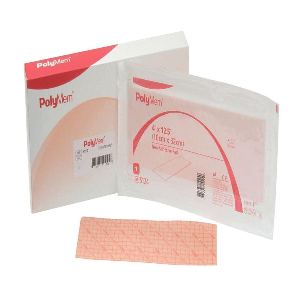 PolyMem Non-Adhesive without Border Foam Dressing, 4 x 12½ Inch - 702095_BX - 1 PolyMem Non-Adhesive without Border Foam Dressing, 4 x 12½ Inch - 702095_BX - 1