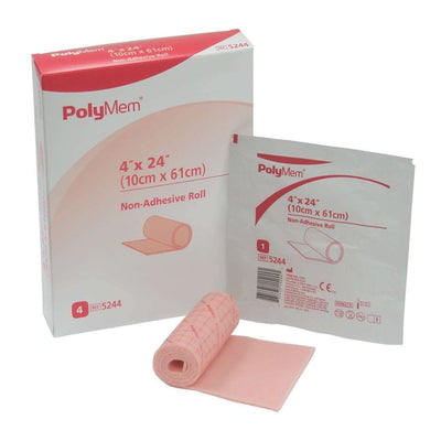 PolyMem Nonadhesive without Border Foam Dressing, 4 x 24 Inch - 293901_BX - 1 PolyMem Nonadhesive without Border Foam Dressing, 4 x 24 Inch - 293901_BX - 1