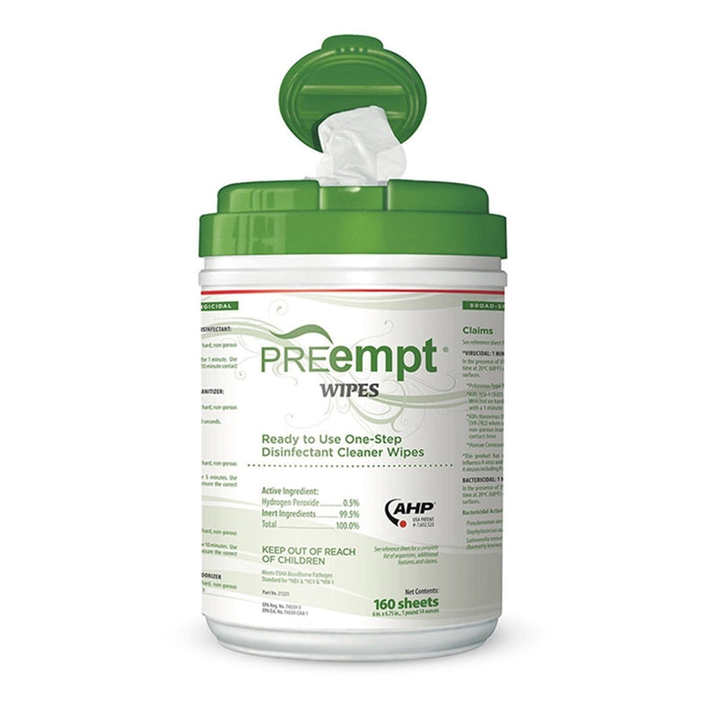 PREempt Surface Disinfectant Cleaner Wipes - 1044095_BX - 1 PREempt Surface Disinfectant Cleaner Wipes - 1044095_BX - 1