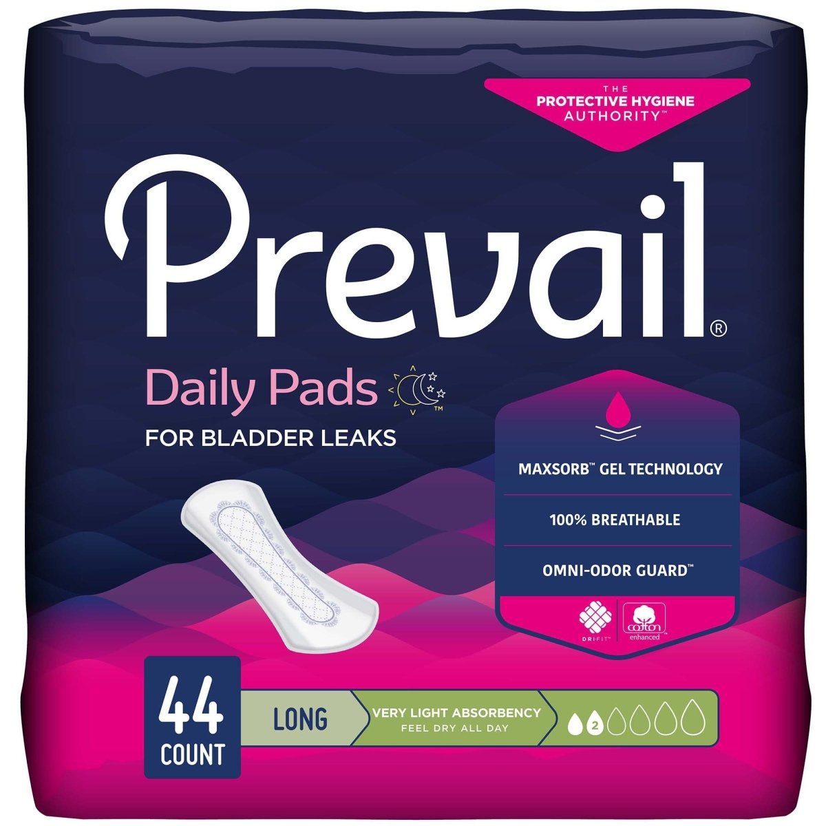 Prevail Daily Bladder Control Pad - 1166745_BG - 1 Prevail Daily Bladder Control Pad - 1166745_BG - 1