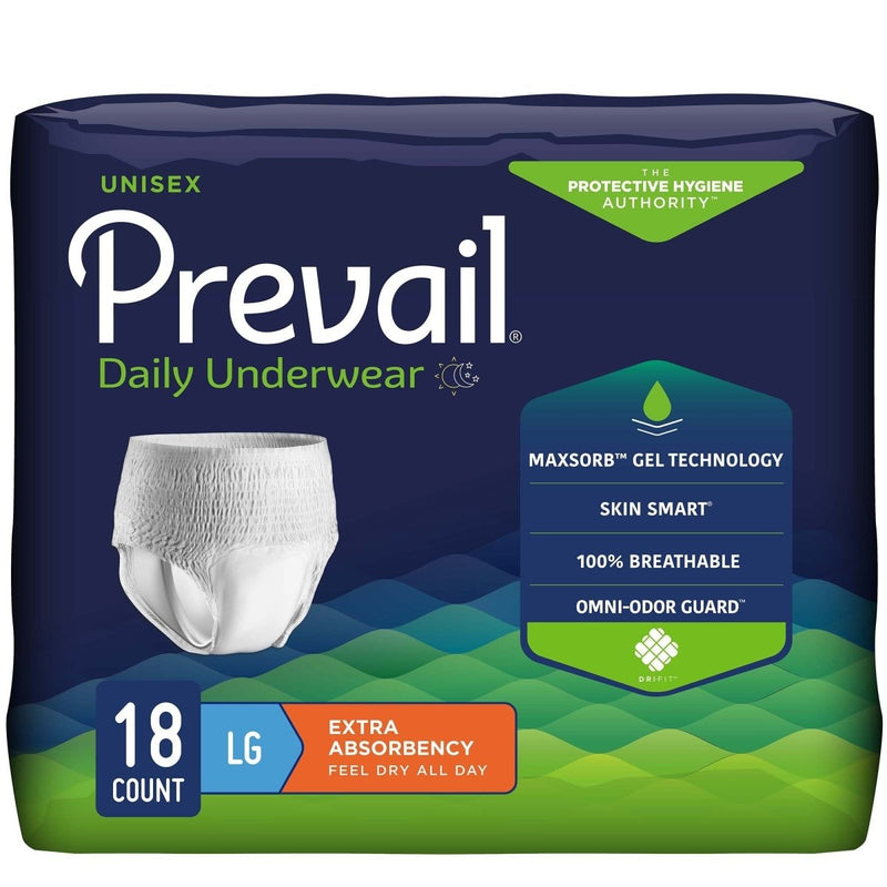 Prevail Daily Underwear Extra Absorbent Underwear -Unisex - 402957_CS - 2 Prevail Daily Underwear Extra Absorbent Underwear -Unisex - 402957_CS - 2