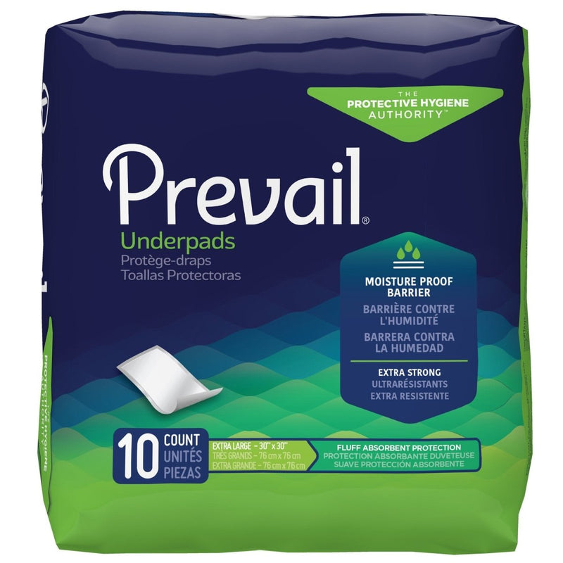 Prevail Fluff Absorbent Underpad, 30 x 30 Inch - 1163341_BG - 1 Prevail Fluff Absorbent Underpad, 30 x 30 Inch - 1163341_BG - 1