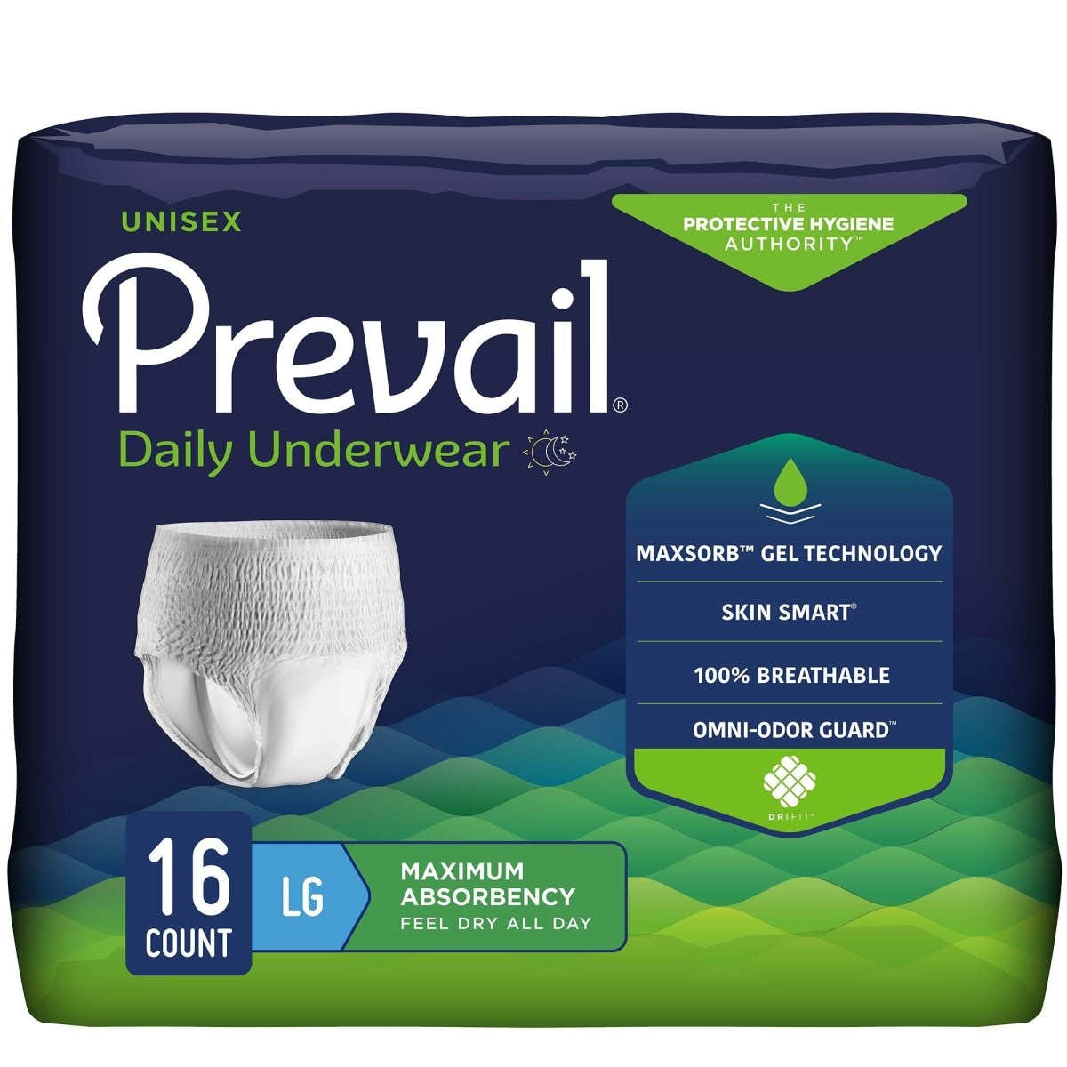 Prevail Maximum Absorbent Underwear -Unisex - 450592_CS - 1 Prevail Maximum Absorbent Underwear -Unisex - 450593_CS - 2