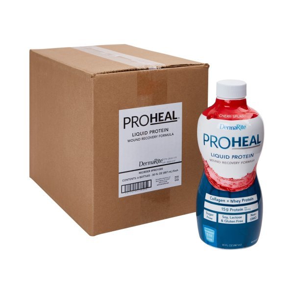 ProHeal Cherry Splash Oral Protein Supplement, 30 oz. Bottle - 956934_CS - 2 ProHeal Cherry Splash Oral Protein Supplement, 30 oz. Bottle - 956934_CS - 2