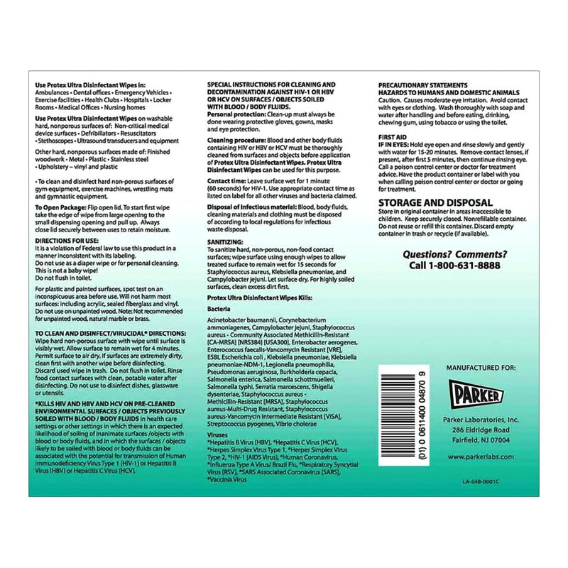 Protex Ultra Disinfectant Wipes, 70 count - 1060017_CN - 3 Protex Ultra Disinfectant Wipes, 70 count - 1060017_CN - 3