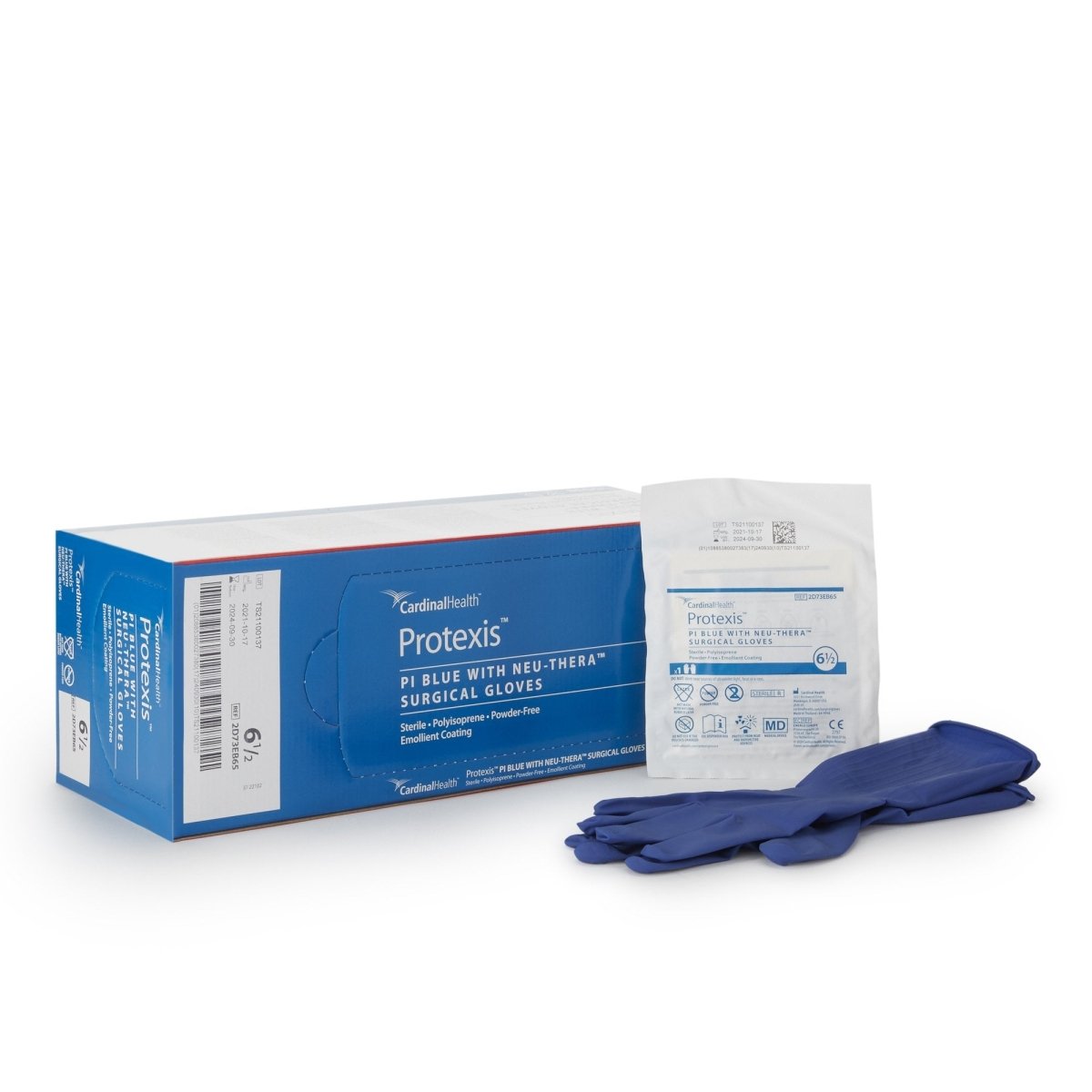 Protexis Blue With Neu Thera Polyisoprene Surgical Gloves - 717844_BX - 1 Protexis Blue With Neu Thera Polyisoprene Surgical Gloves - 717844_BX - 1