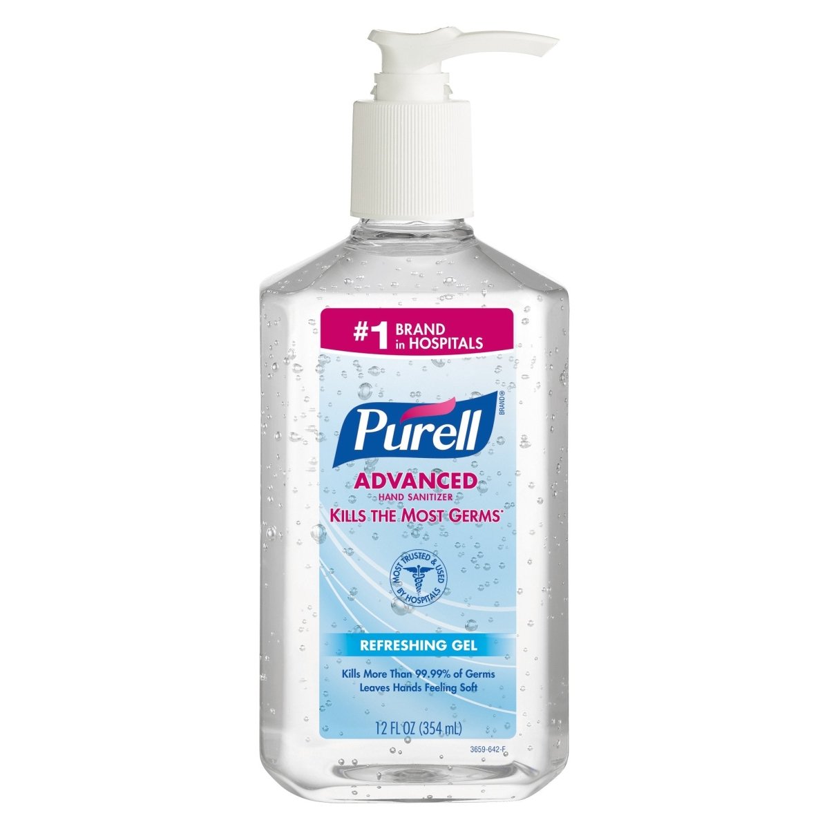 Purell Advanced Hand Sanitizer 12 oz. Ethyl Alcohol Gel Table Top Pump Bottle - 714107_CS - 1 Purell Advanced Hand Sanitizer 12 oz. Ethyl Alcohol Gel Table Top Pump Bottle - 714107_CS - 1