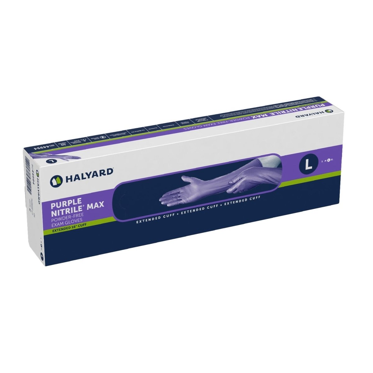 Purple Nitrile Max Nitrile Extended Cuff Length Exam Gloves - 1051225_BX - 1 Purple Nitrile Max Nitrile Extended Cuff Length Exam Gloves - 1051225_BX - 1