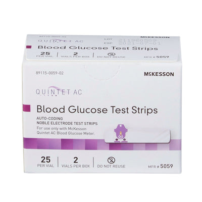 Quintet AC Blood Glucose Test Strips - 854636_CS - 15 Quintet AC Blood Glucose Test Strips - 854636_CS - 15
