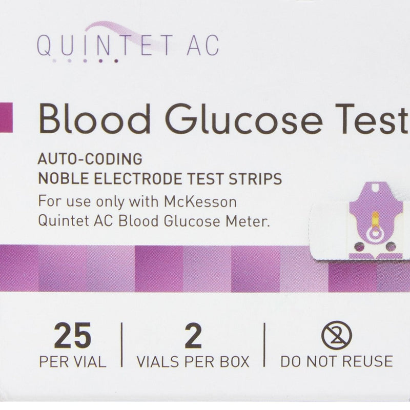 Quintet AC Blood Glucose Test Strips - 854636_CS - 18 Quintet AC Blood Glucose Test Strips - 854636_CS - 18
