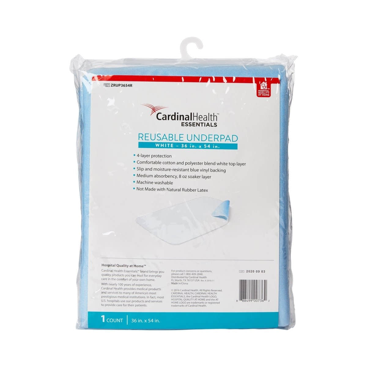 ReliaMed Underpad, Reusable, Polyester - 1120201_EA - 1 ReliaMed Underpad, Reusable, Polyester - 1120201_EA - 1
