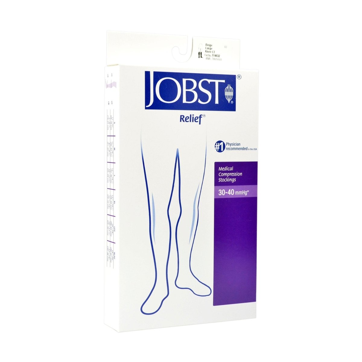 Relief Compression Knee-High Stockings - 423058_PR - 1 Relief Compression Knee-High Stockings - 423058_PR - 2