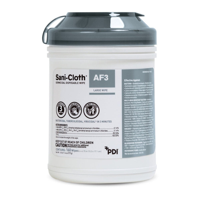 Sani-Cloth AF3 Surface Disinfectant Cleaner Wipe, Large Canister - 804411_CS - 4 Sani-Cloth AF3 Surface Disinfectant Cleaner Wipe, Large Canister - 804411_CS - 4