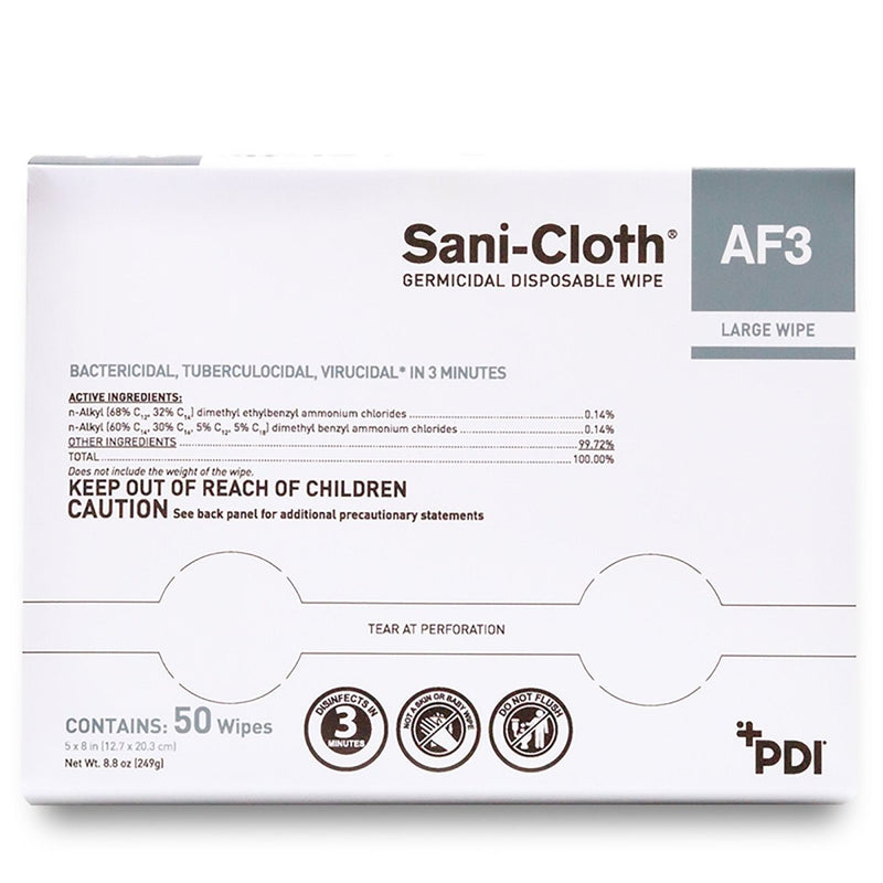 Sani-Cloth AF3 Surface Disinfectant Cleaner Wipe, Large Canister - 824245_EA - 14 Sani-Cloth AF3 Surface Disinfectant Cleaner Wipe, Large Canister - 824245_EA - 14