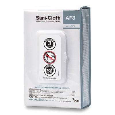 Sani-Cloth AF3 Surface Disinfectant Cleaner Wipes, X-Large Individual Packet - 1121547_PK - 7 Sani-Cloth AF3 Surface Disinfectant Cleaner Wipes, X-Large Individual Packet - 1121547_PK - 7