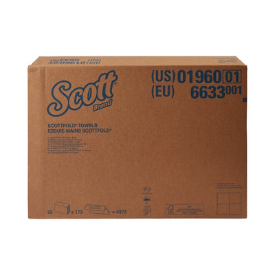 Scott Scottfold Paper Towel, 175 per Pack - 667642_PK - 10 Scott Scottfold Paper Towel, 175 per Pack - 667642_PK - 10