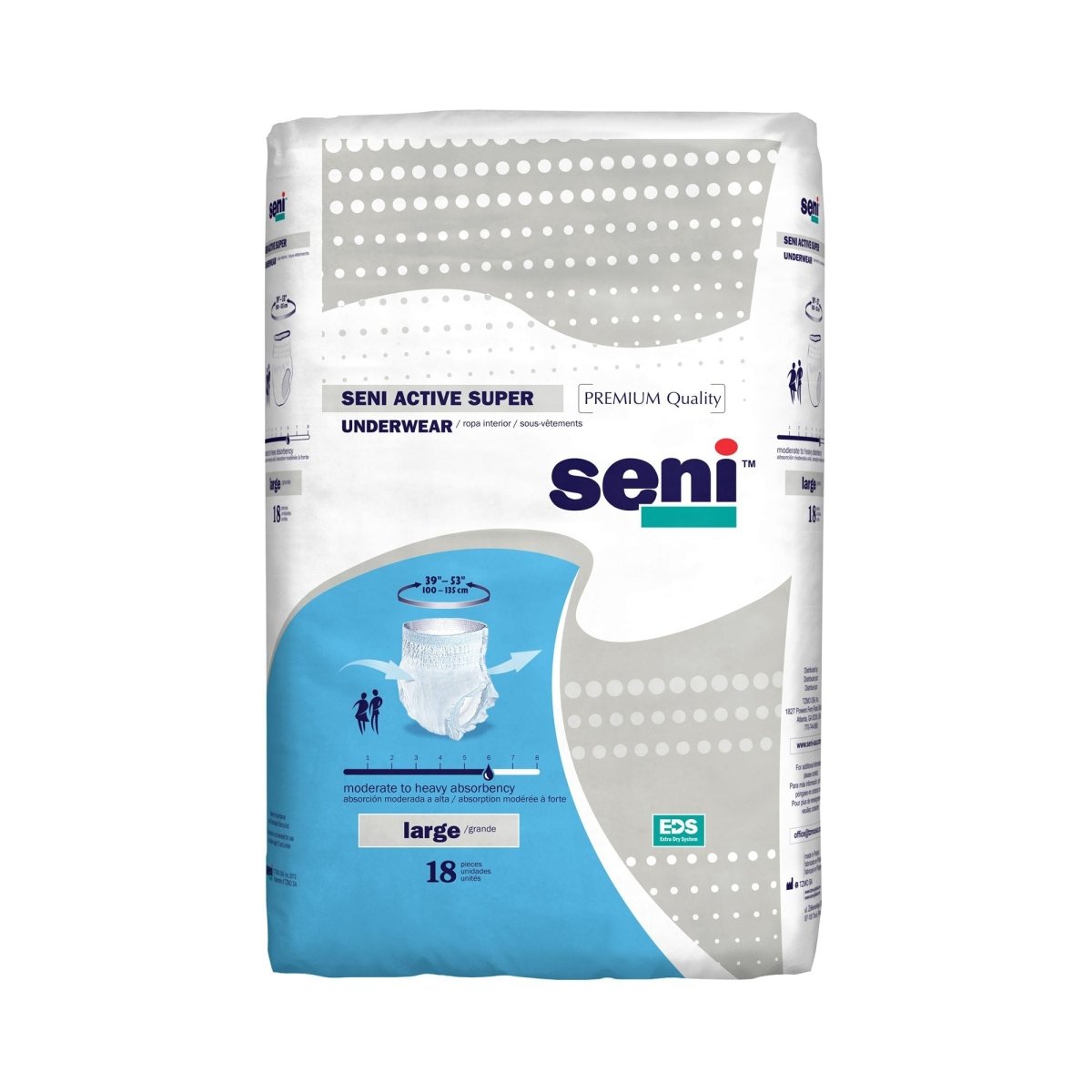 Seni Active Super Moderate To Heavy Absorbent Underwear - 1163848_CS - 1 Seni Active Super Moderate To Heavy Absorbent Underwear - 1163848_CS - 1
