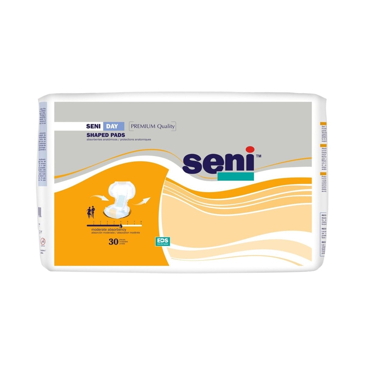 Seni Shaped Pads Moderate Absorbency Incontinence Liner - 1163840_CS - 1 Seni Shaped Pads Moderate Absorbency Incontinence Liner - 1163840_CS - 1