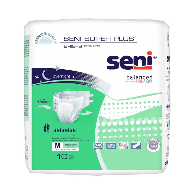 Seni Super Plus Heavy to Severe Absorbency Incontinence Brief -Unisex - 1163825_CS - 2 Seni Super Plus Heavy to Severe Absorbency Incontinence Brief -Unisex - 1163825_CS - 2