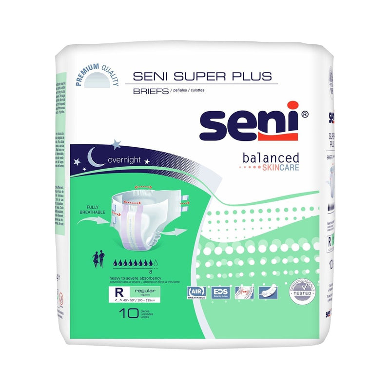 Seni Super Plus Heavy to Severe Absorbency Incontinence Brief -Unisex - 1163826_CS - 3 Seni Super Plus Heavy to Severe Absorbency Incontinence Brief -Unisex - 1163826_CS - 3