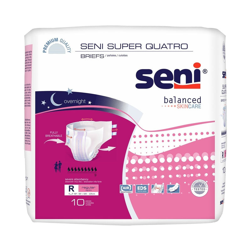 Seni Super Quatro Severe Absorbency Incontinence Brief -Unisex - 1163837_CS - 3 Seni Super Quatro Severe Absorbency Incontinence Brief -Unisex - 1163837_CS - 3