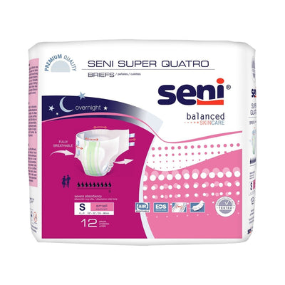 Seni Super Quatro Severe Absorbency Incontinence Brief -Unisex - 1163838_CS - 4 Seni Super Quatro Severe Absorbency Incontinence Brief -Unisex - 1163838_CS - 4