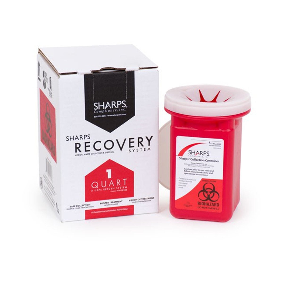 Sharps Recovery System Mailback Sharps Container - 639110_CS - 1 Sharps Recovery System Mailback Sharps Container - 639110_CS - 1
