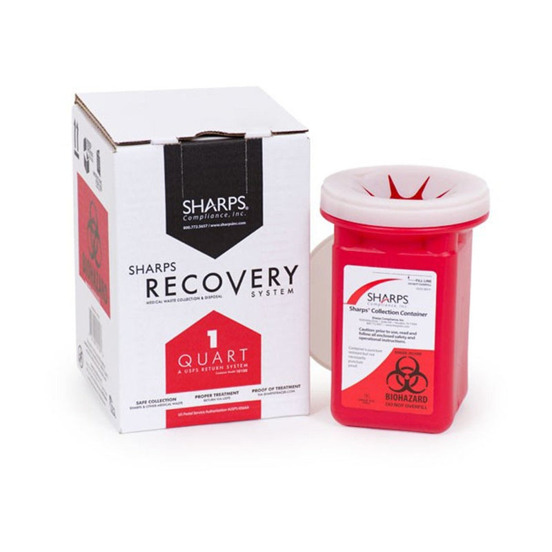 Sharps Recovery System Mailback Sharps Container - 639110_CS - 1 Sharps Recovery System Mailback Sharps Container - 639110_CS - 1