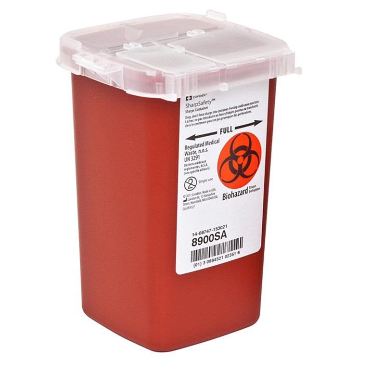 Sharpsafety Phlebotomy Sharps Container - 149371_CS - 1 Sharpsafety Phlebotomy Sharps Container - 149371_CS - 1