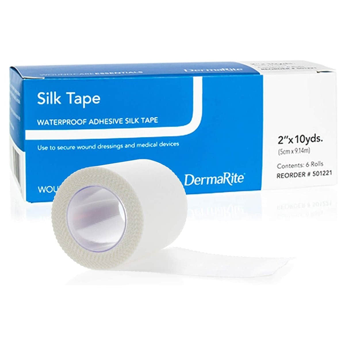 Silk Tape Silk Like Cloth Medical Tape - 1149065_RL - 1 Silk Tape Silk Like Cloth Medical Tape - 1149065_BX - 2
