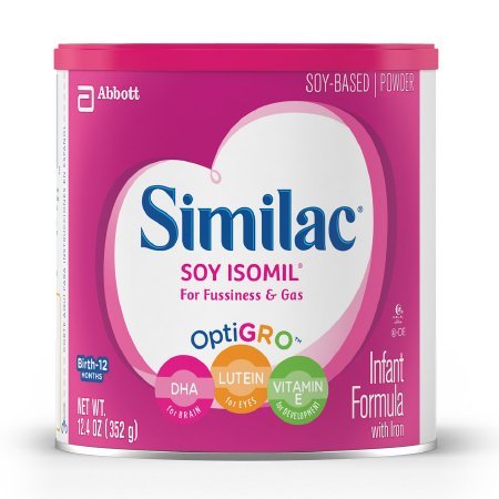 Similac Soy Isomil Powder Infant Formula 12.4 oz. Can - 746697_EA - 1 Similac Soy Isomil Powder Infant Formula 12.4 oz. Can - 746697_EA - 1