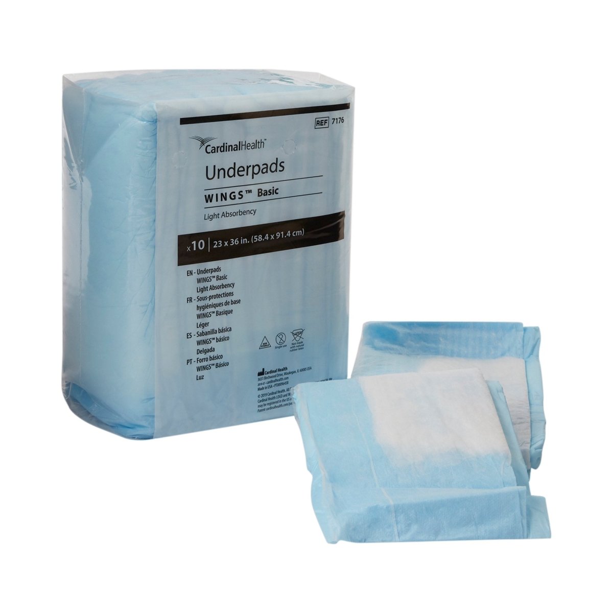 Simplicity Basic Underpad, Disposable, Light Absorbency, 23 X 36 Inch - 406849_BG - 1 Simplicity Basic Underpad, Disposable, Light Absorbency, 23 X 36 Inch - 406849_BG - 1