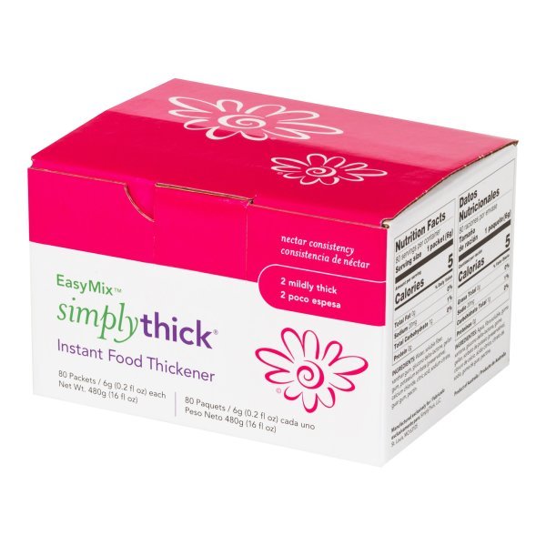 SimplyThick Easy Mix 6 Gram Individual Packet Unflavored Gel Nectar Consistency - 1091821_EA - 1 SimplyThick Easy Mix 6 Gram Individual Packet Unflavored Gel Nectar Consistency - 1091821_EA - 1