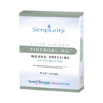 Simpurity Fibergel AG Silver Alginate Dressing, 2 x 2 Inch - 1088925_BX - 1 Simpurity Fibergel AG Silver Alginate Dressing, 2 x 2 Inch - 1088925_BX - 1