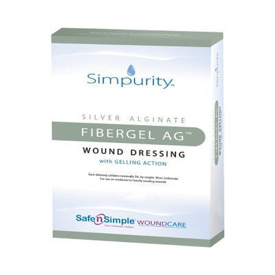 Simpurity Fibergel AG Silver Alginate Dressing - 1088926_EA - 2 Simpurity Fibergel AG Silver Alginate Dressing - 1088926_EA - 2