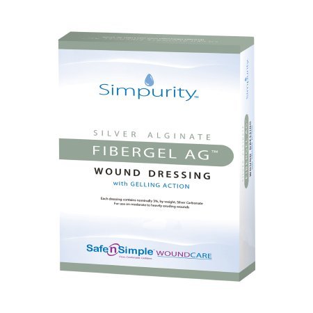 Simpurity Fibergel AG Silver Alginate Dressing - 1088926_EA - 2 Simpurity Fibergel AG Silver Alginate Dressing - 1088926_EA - 2
