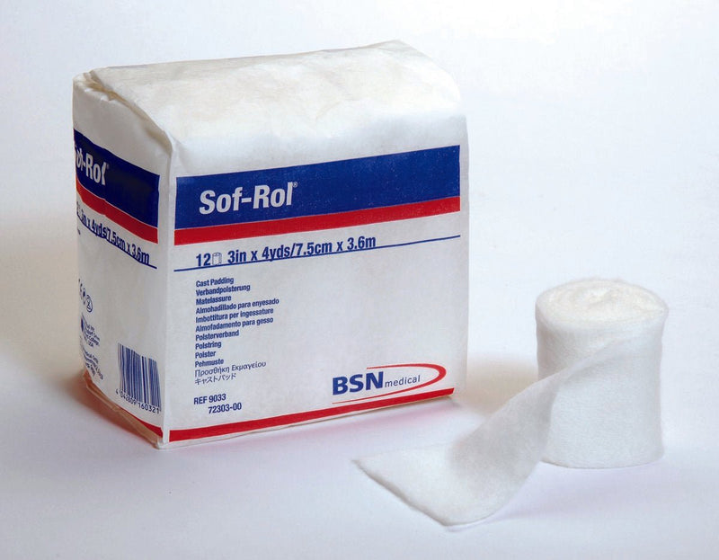 Sof Rol White Rayon Undercast Cast Padding - 4896_BG - 2 Sof Rol White Rayon Undercast Cast Padding - 4896_BG - 2
