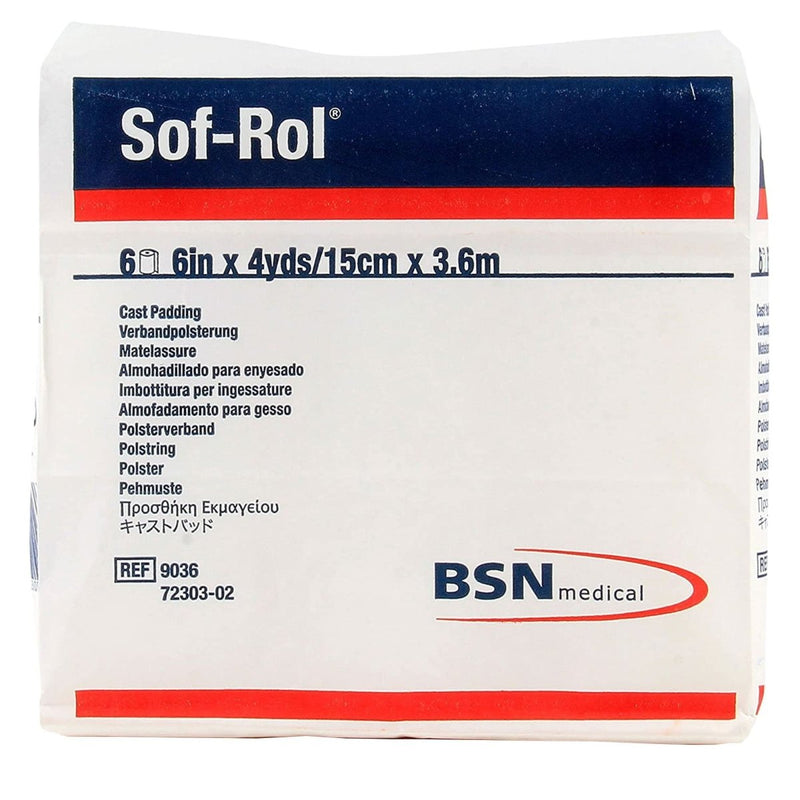 Sof Rol White Rayon Undercast Cast Padding - 4892_BG - 4 Sof Rol White Rayon Undercast Cast Padding - 4892_BG - 4