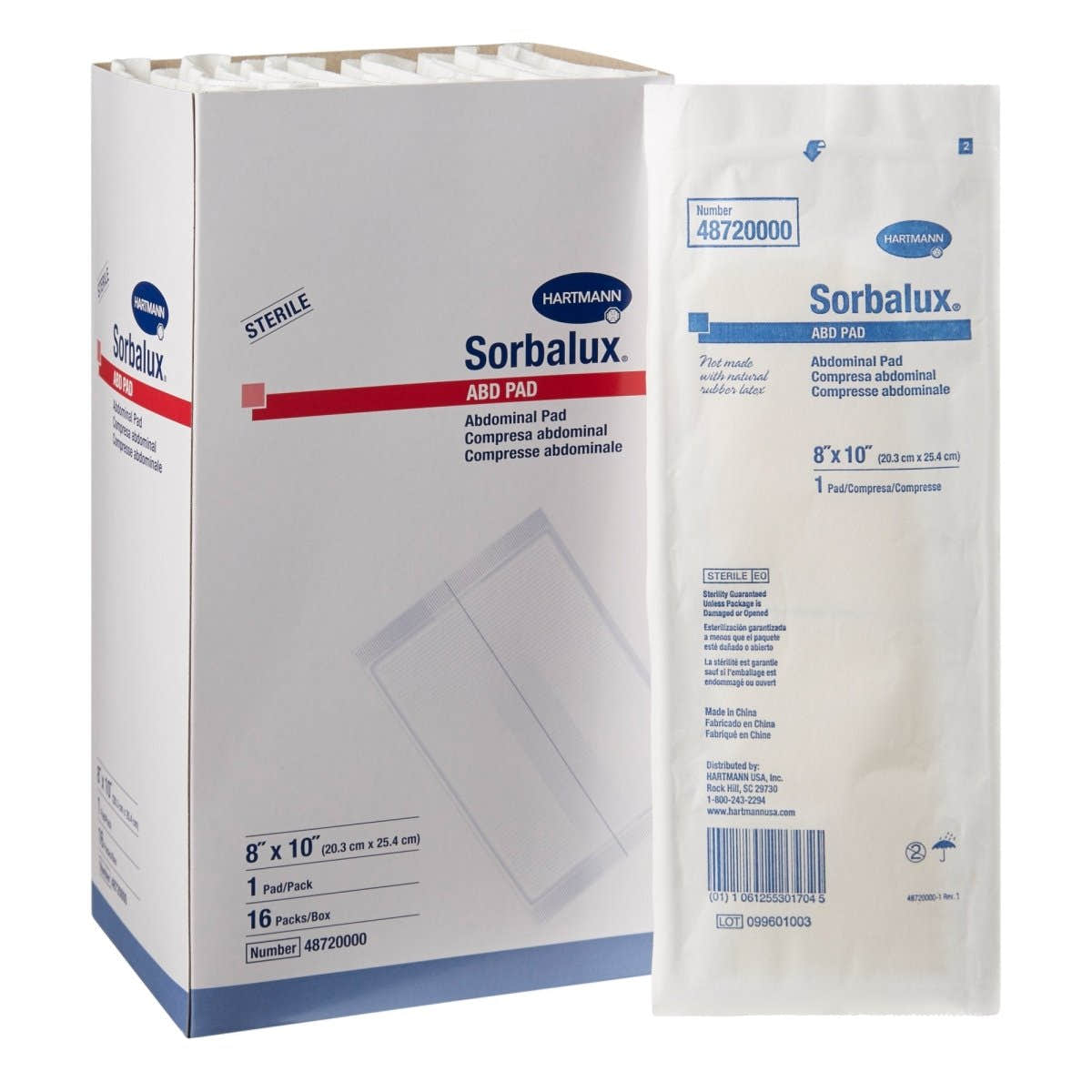 Sorbalux ABD Sterile ABDominal Pad - 625306_BX - 1 Sorbalux ABD Sterile ABDominal Pad - 625308_BX - 2