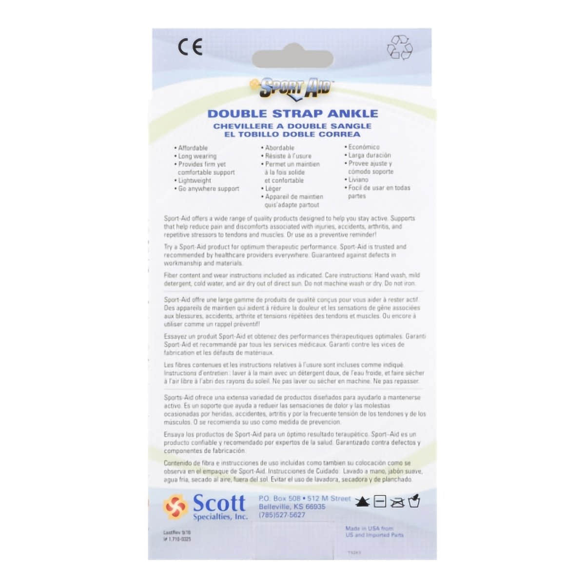 Spandex Ankle Support - 201299_EA - 1 Spandex Ankle Support - 201299_EA - 2