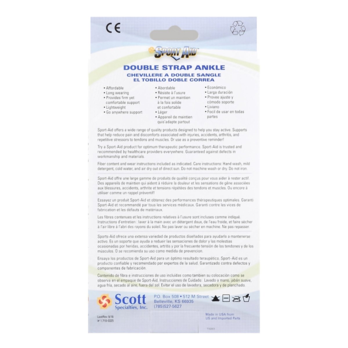 Spandex Ankle Support - 201299_EA - 1 Spandex Ankle Support - 201299_EA - 2