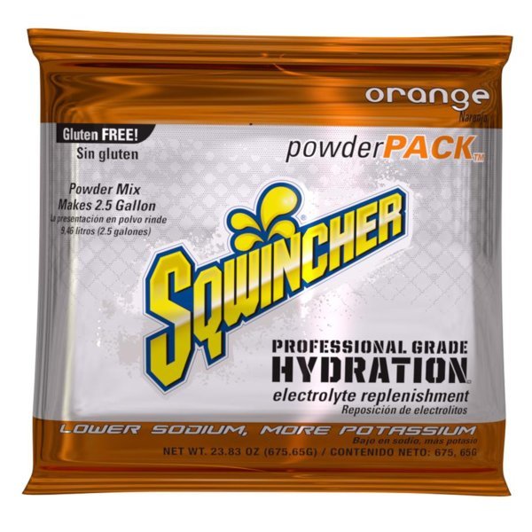 Sqwincher Powder Pack Orange Electrolyte Replenishment Drink Mix, 9.53 oz. Packet - 1057724_BX - 1 Sqwincher Powder Pack Orange Electrolyte Replenishment Drink Mix, 9.53 oz. Packet - 1057724_BX - 1
